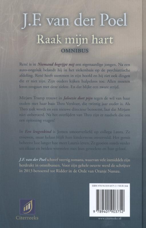 Achterkant van Raak mijn hart
