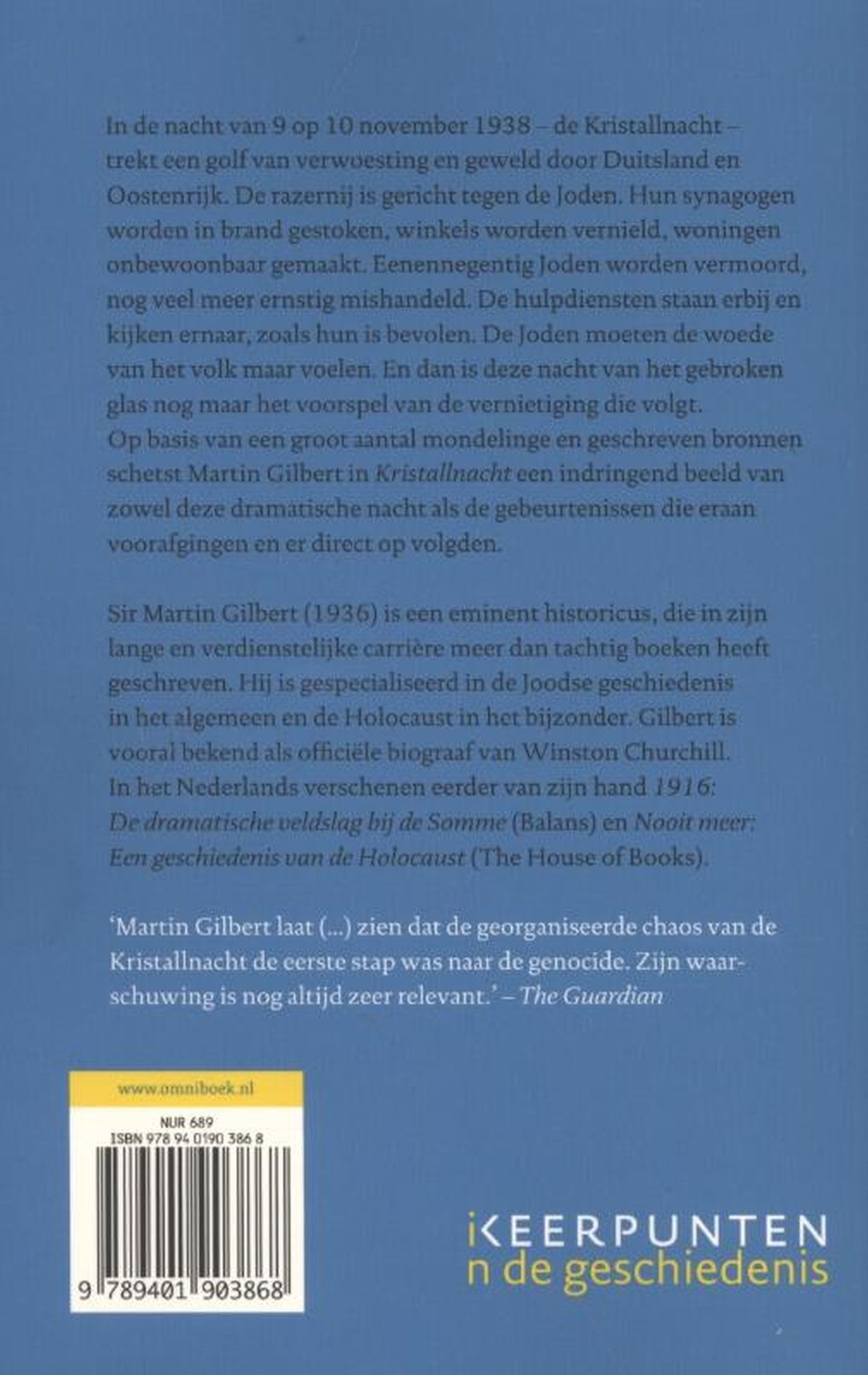 Achterkant van Kristallnacht