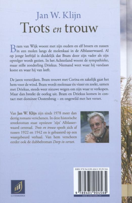 Achterkant van Trots en trouw