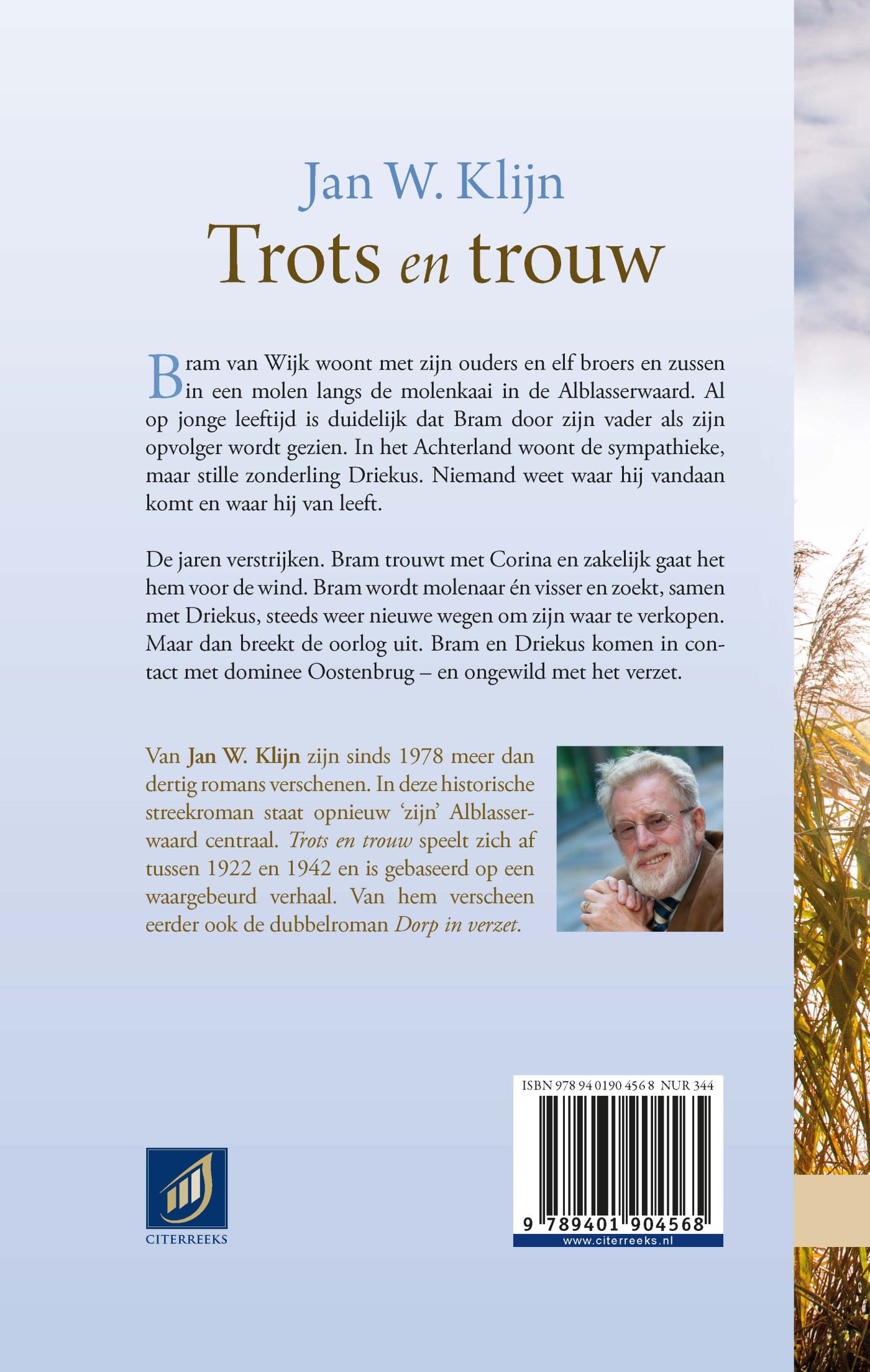 Achterkant van Trots en trouw