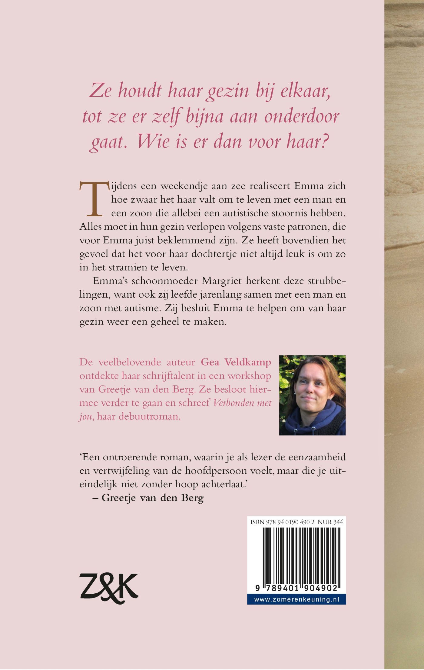 Achterkant van Verbonden met jou