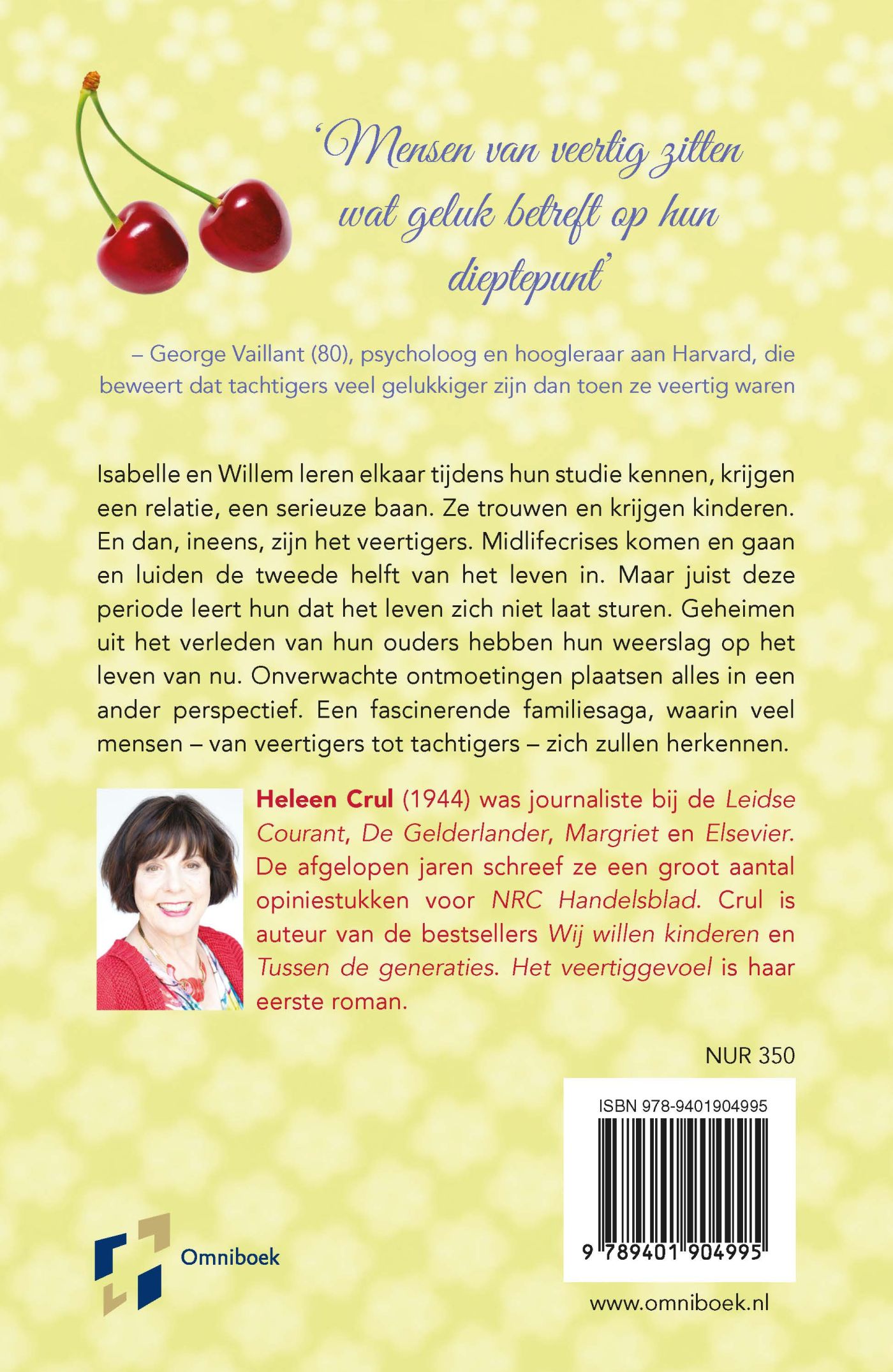 Achterkant van Het veertiggevoel