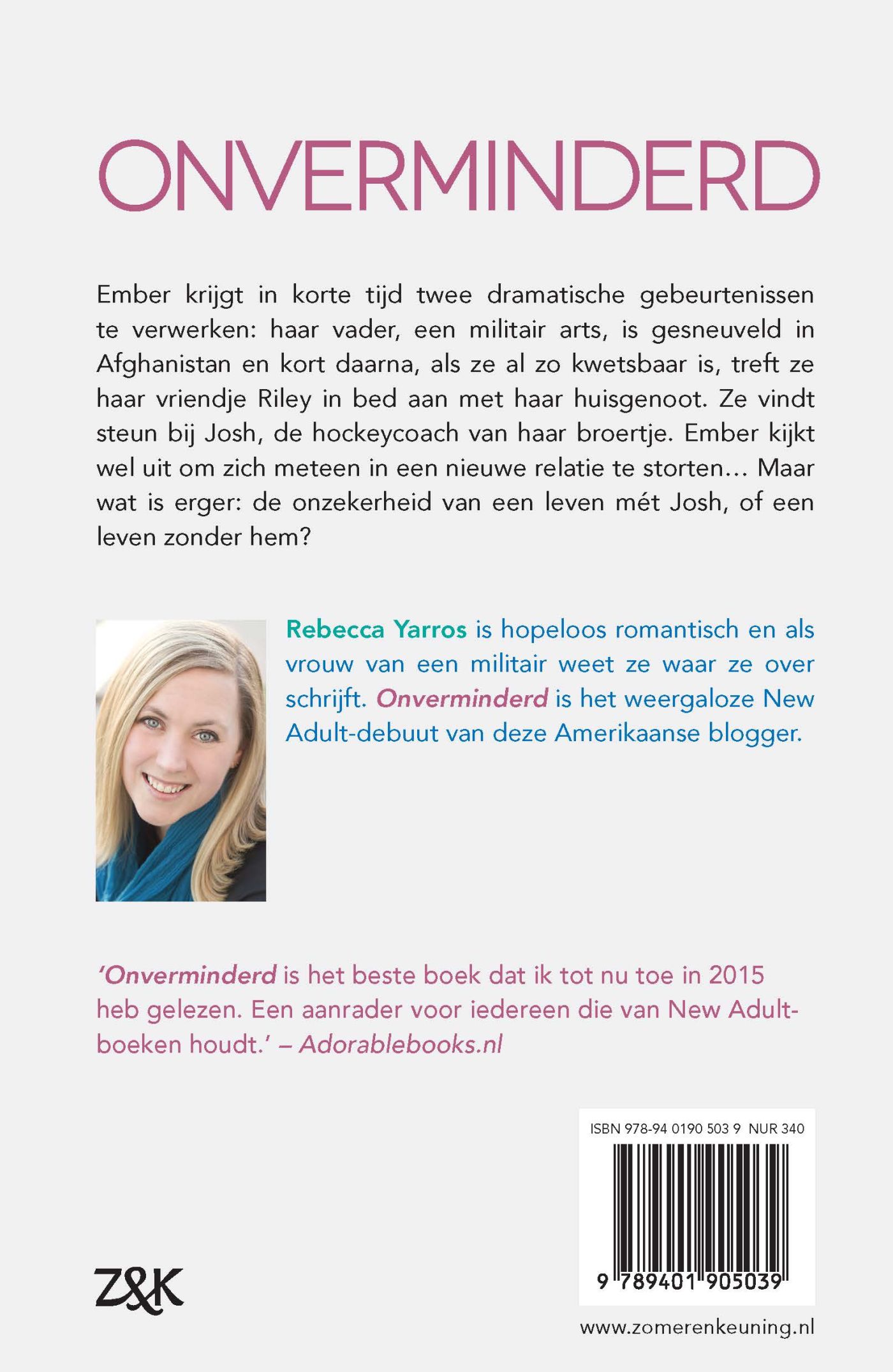 Achterkant van Onverminderd