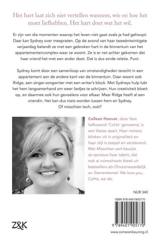 Achterkant van Misschien ooit