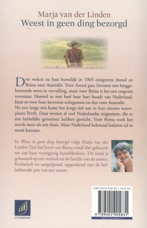 Achterkant van Weest in geen ding bezorgd