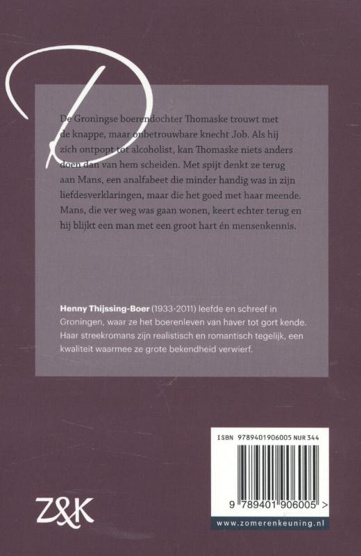 Achterkant van Een mens is maar een mens