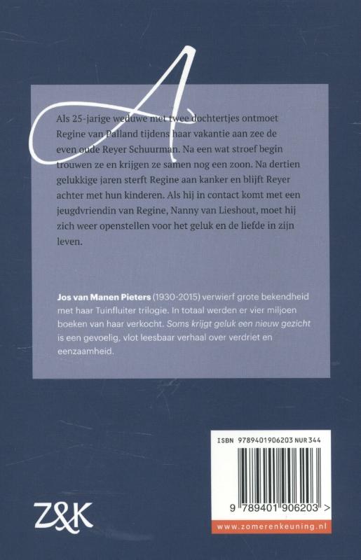 Achterkant van Soms krijgt geluk een nieuw gezicht