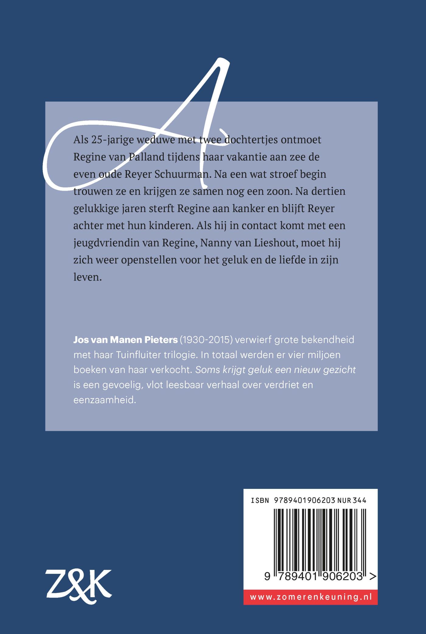 Achterkant van Soms krijgt geluk een nieuw gezicht