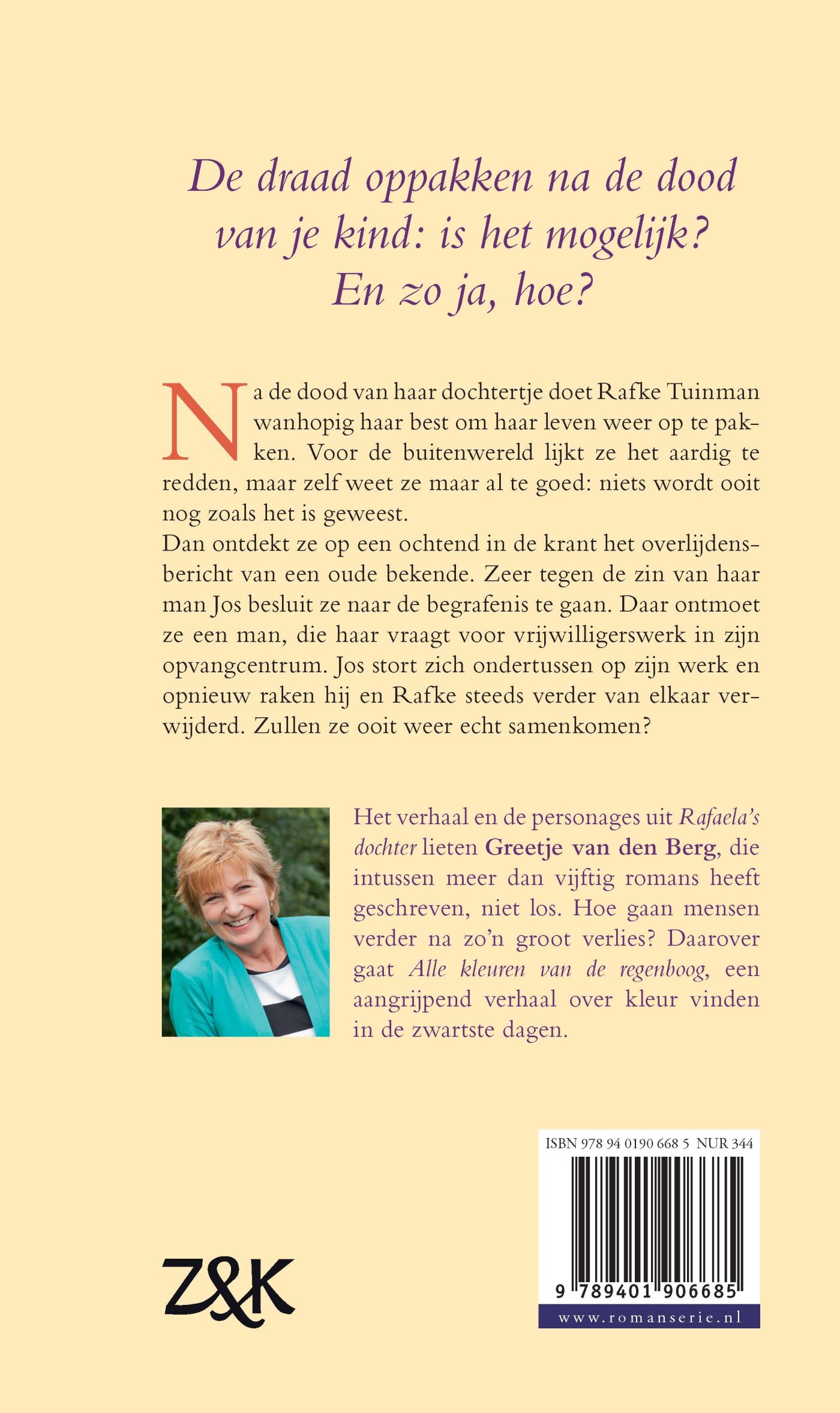 Achterkant van Alle kleuren van de regenboog