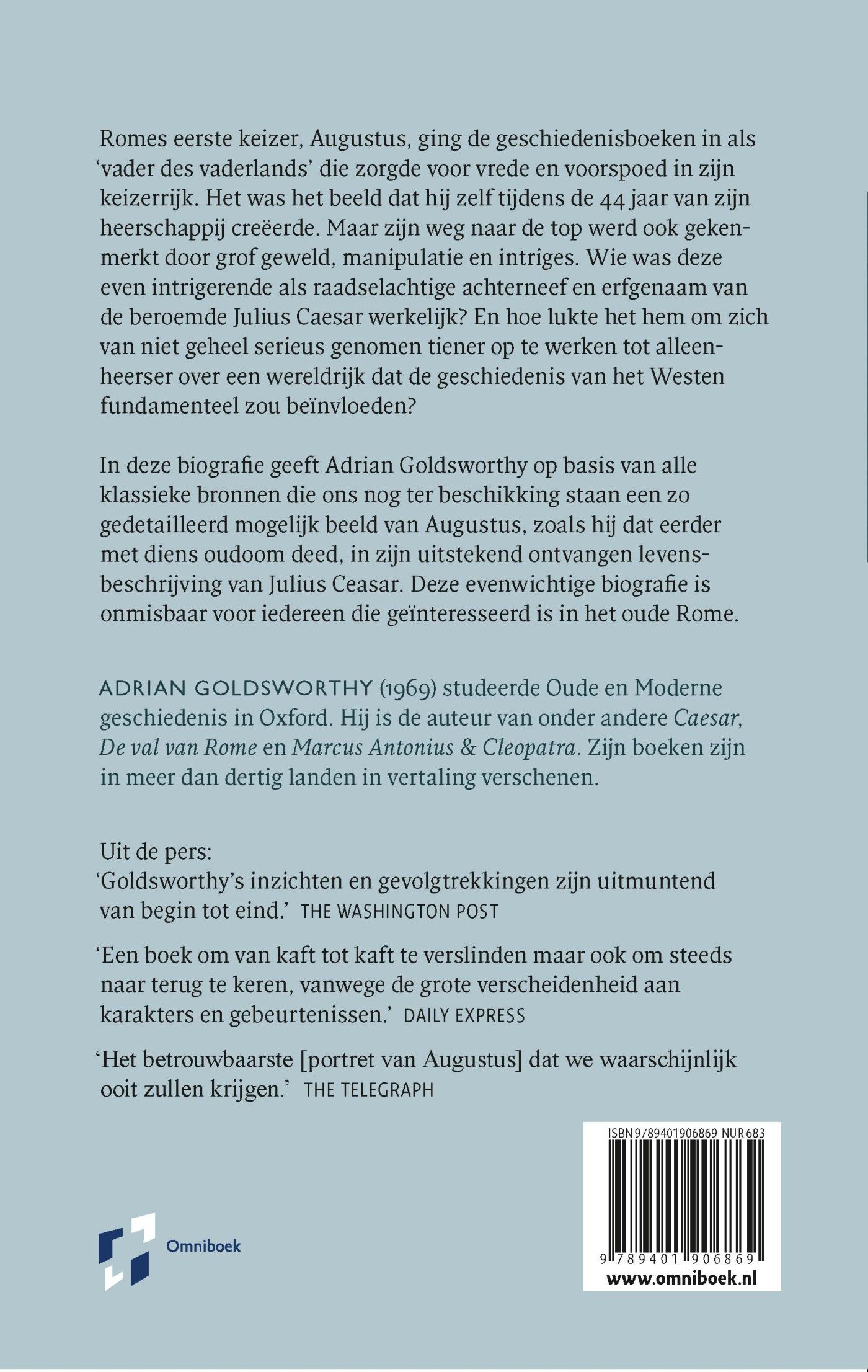 Achterkant van Augustus