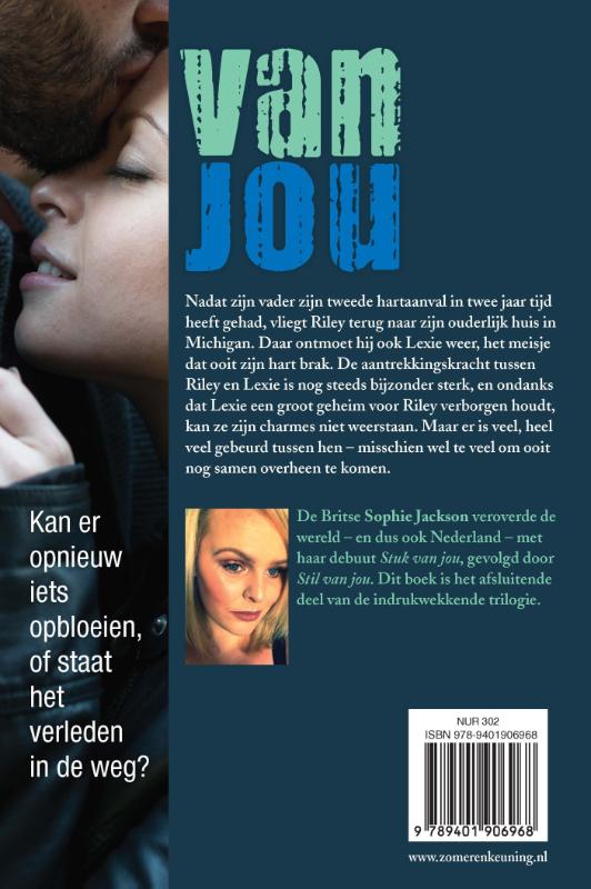Achterkant van Van jou
