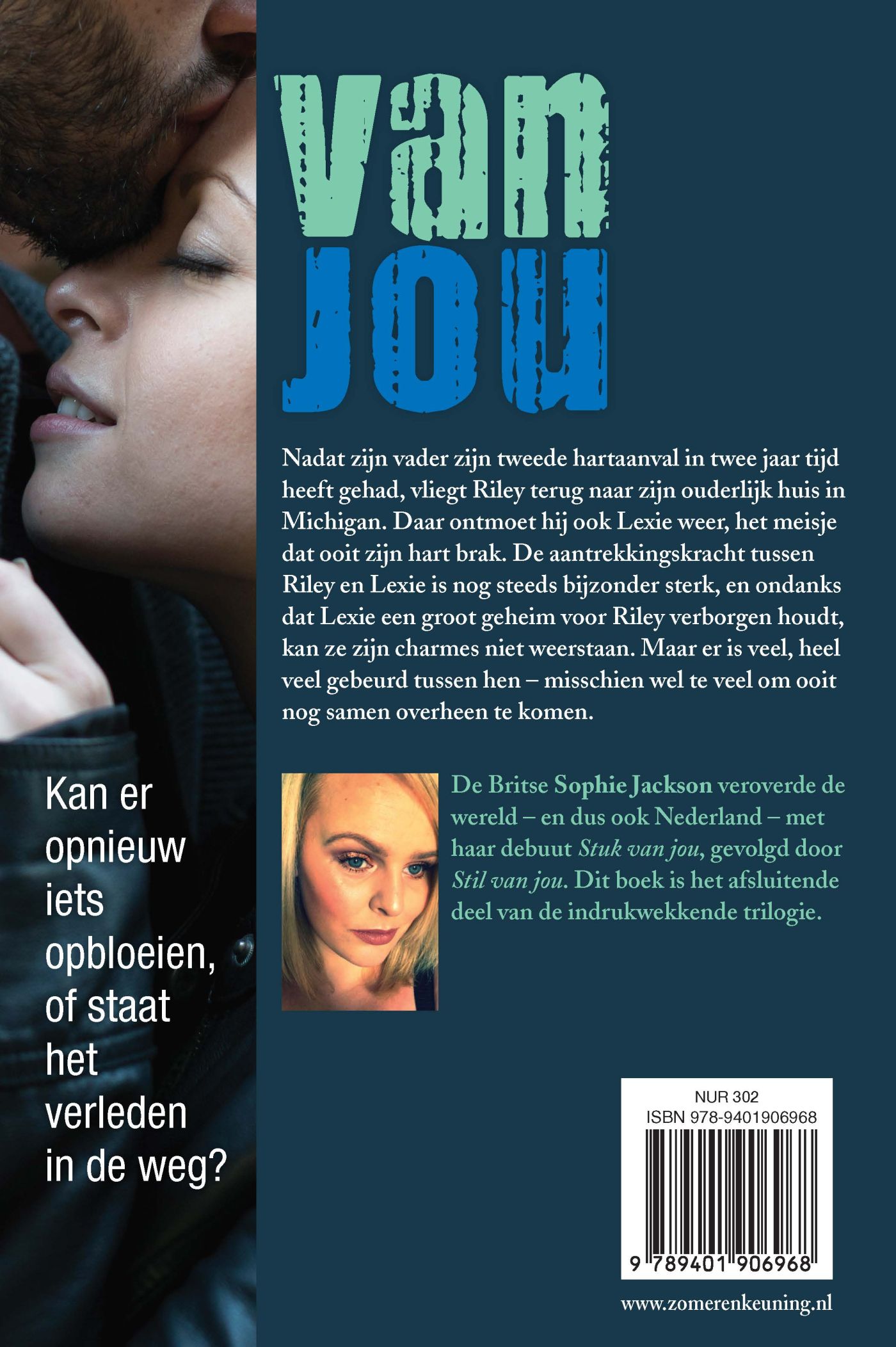 Achterkant van Van jou