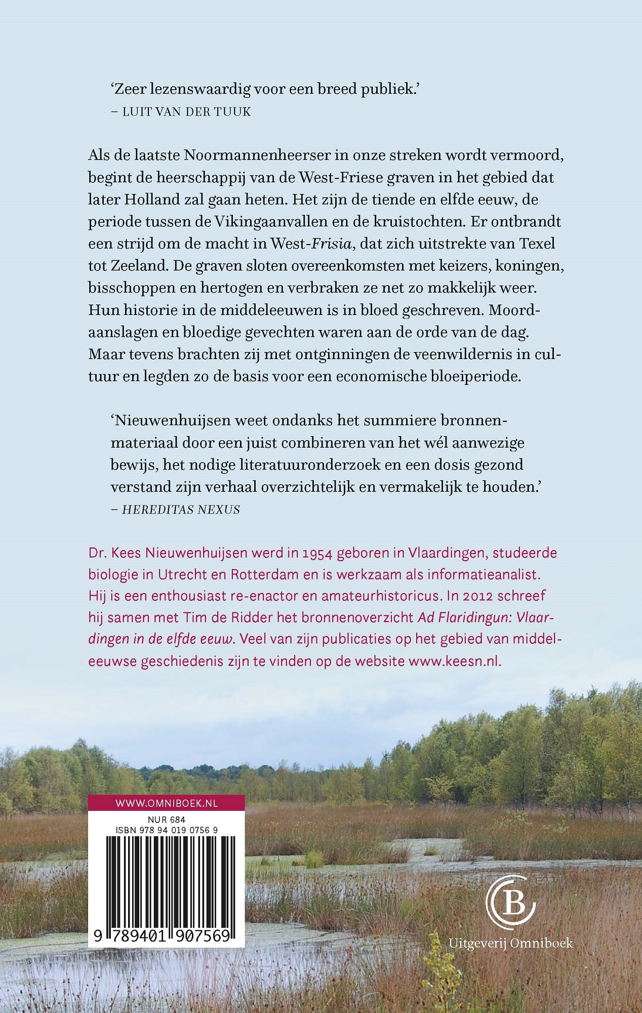 Achterkant van Strijd om West-Frisia