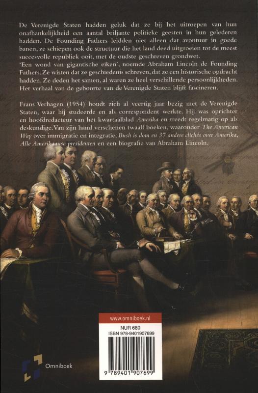 Achterkant van Founding Fathers