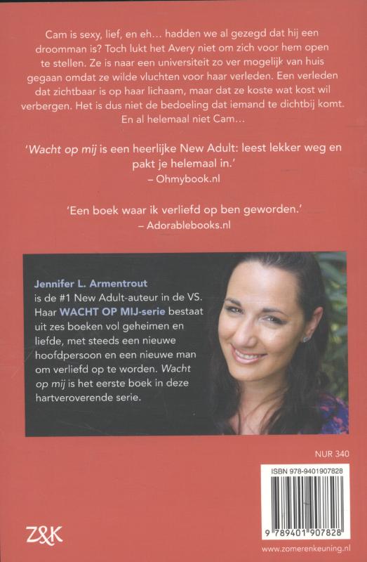 Achterkant van Wacht op mij