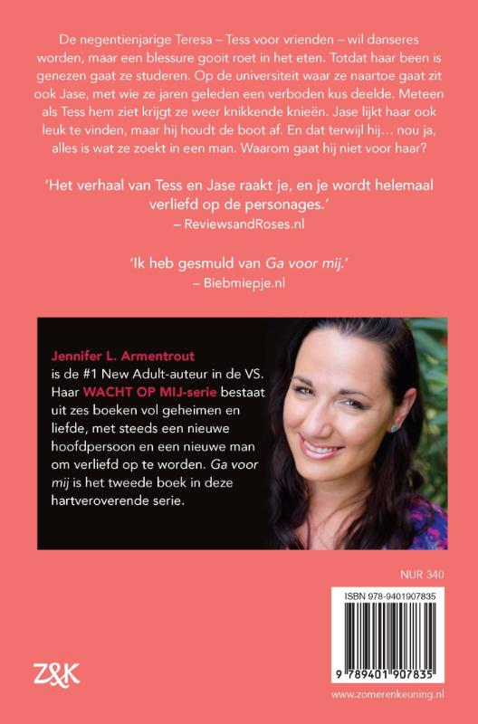 Achterkant van Ga voor mij