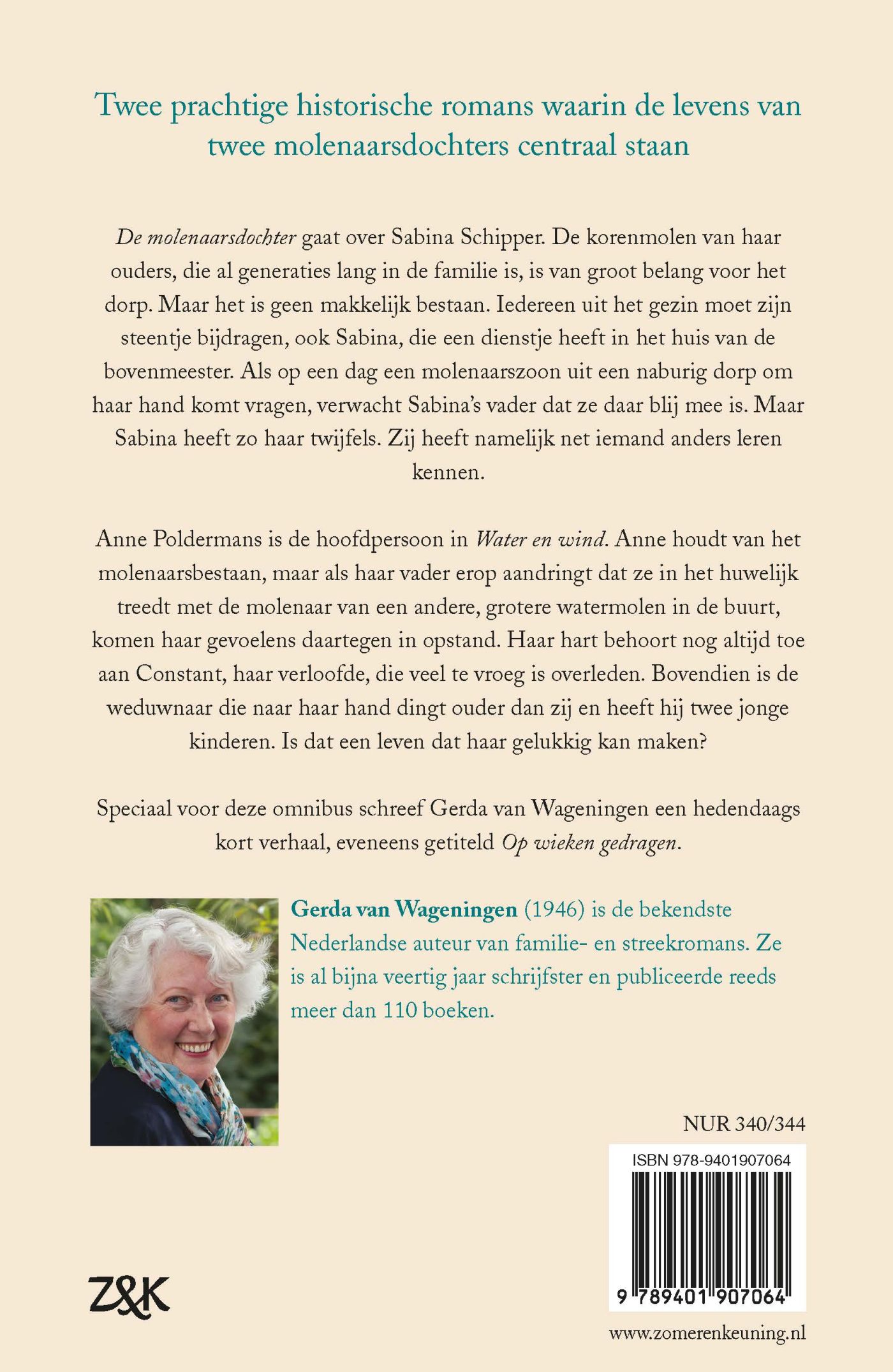 Achterkant van Op wieken gedragen
