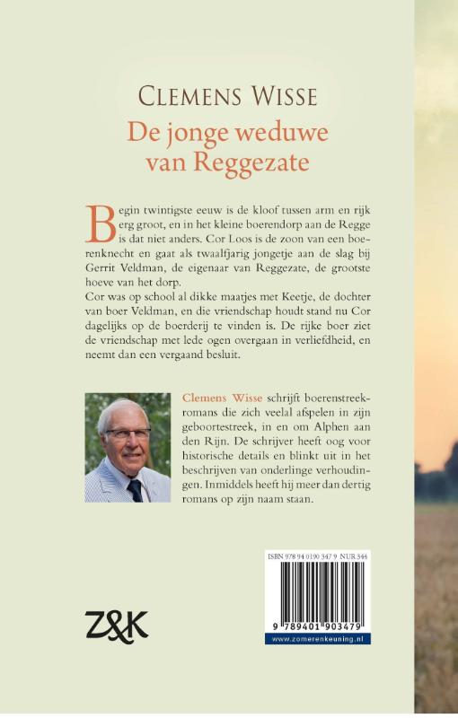 Achterkant van De jonge weduwe van Reggezate