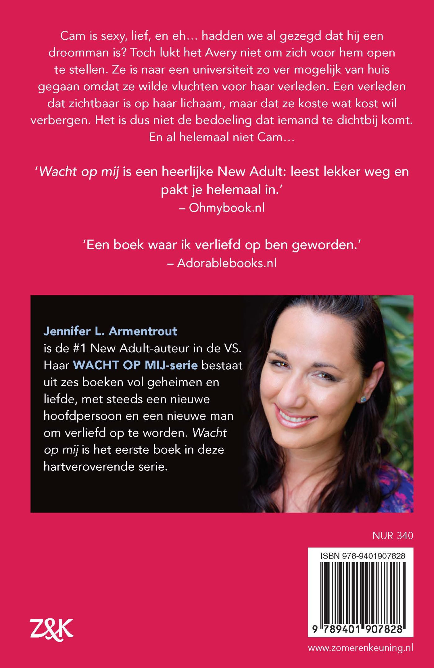 Achterkant van Wacht op mij