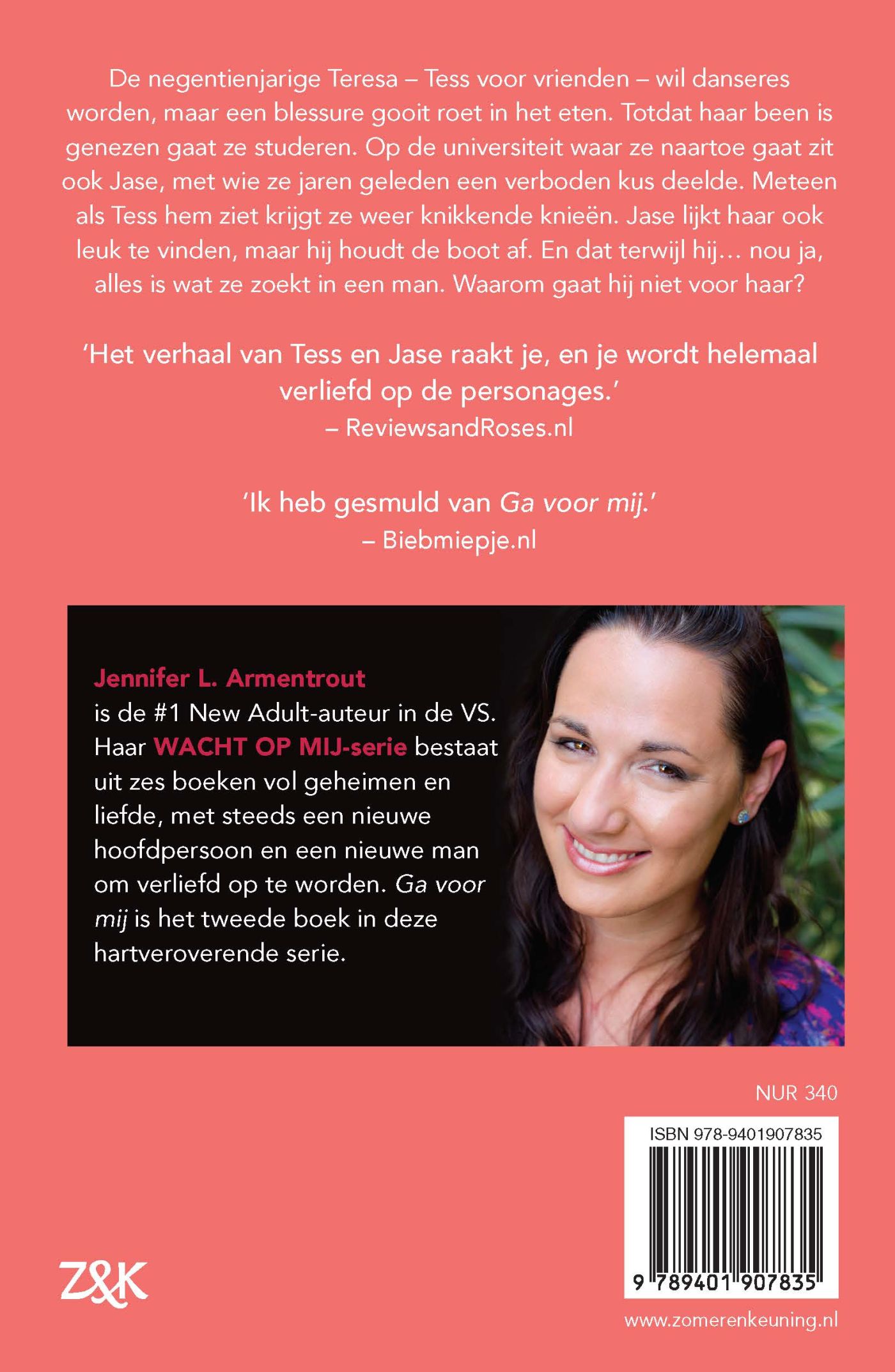 Achterkant van Ga voor mij