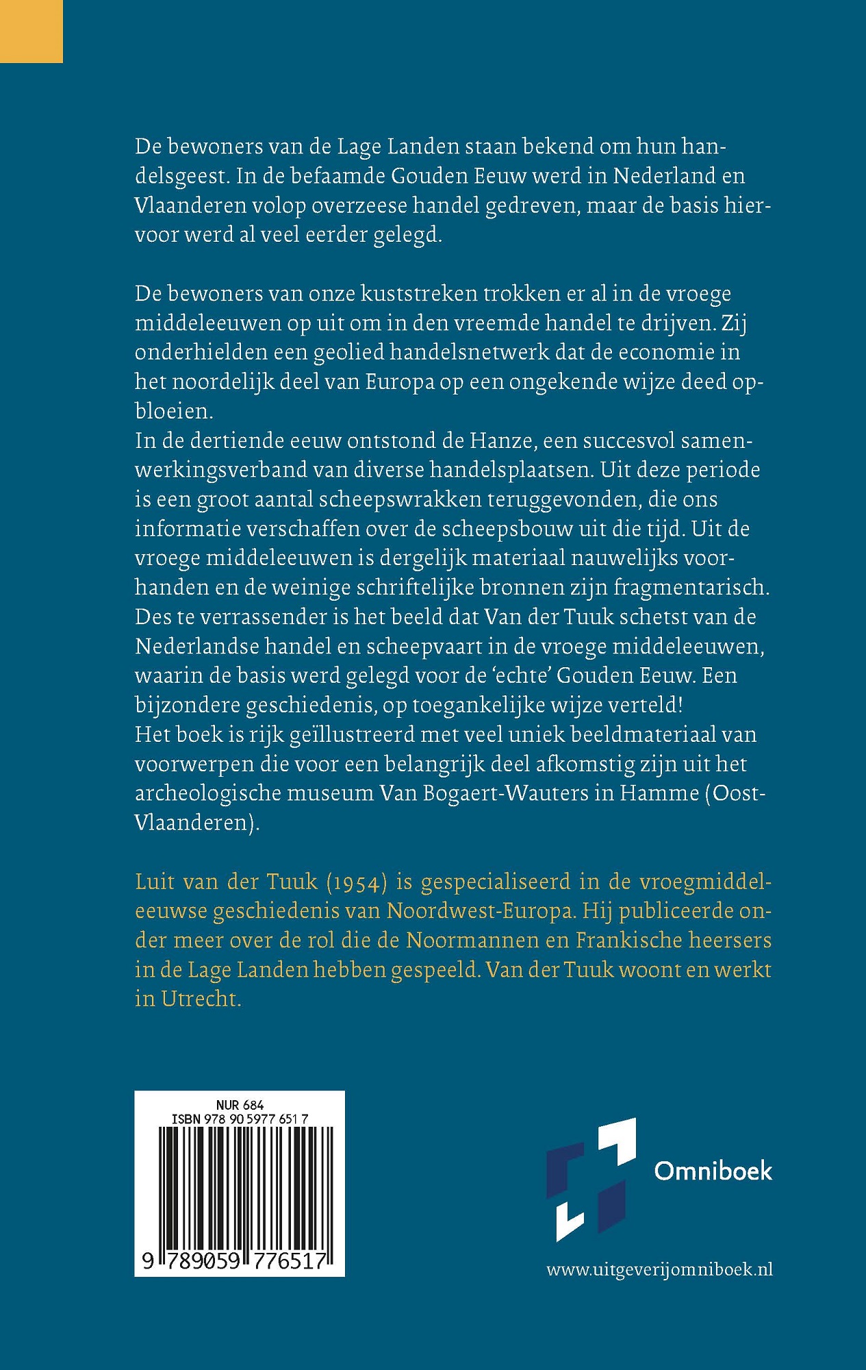 Achterkant van De eerste Gouden Eeuw