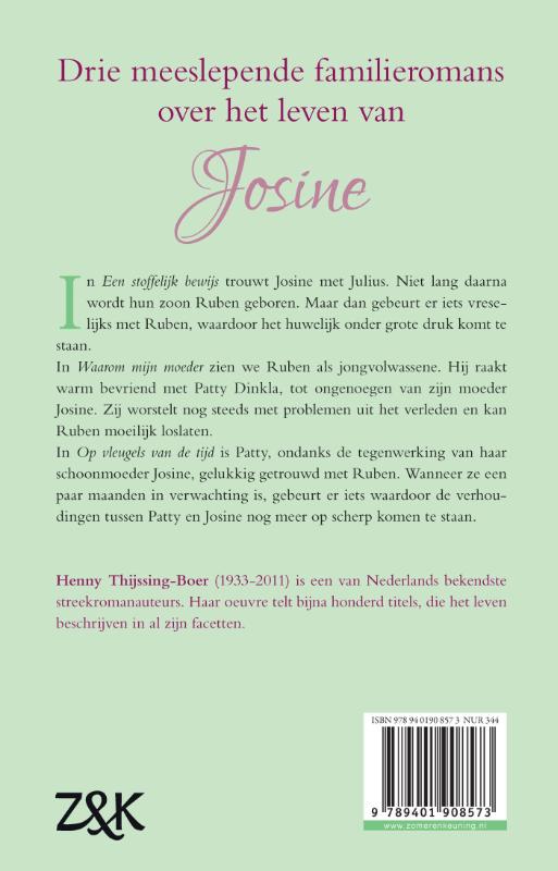 Achterkant van Josine trilogie