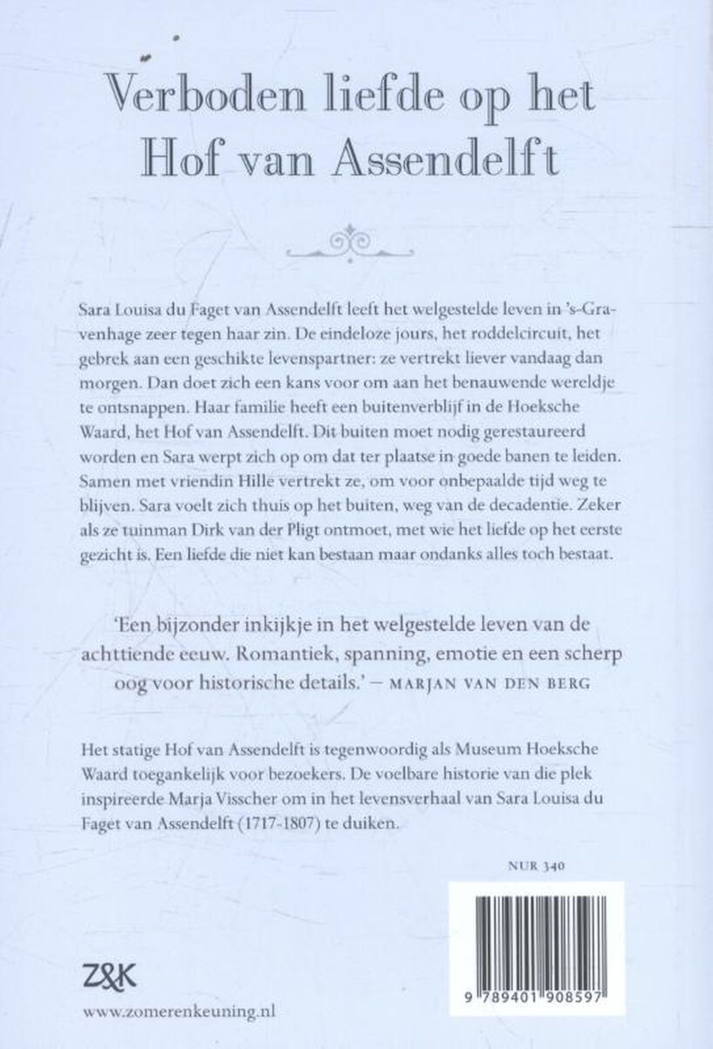 Achterkant van Tussen rang en stand
