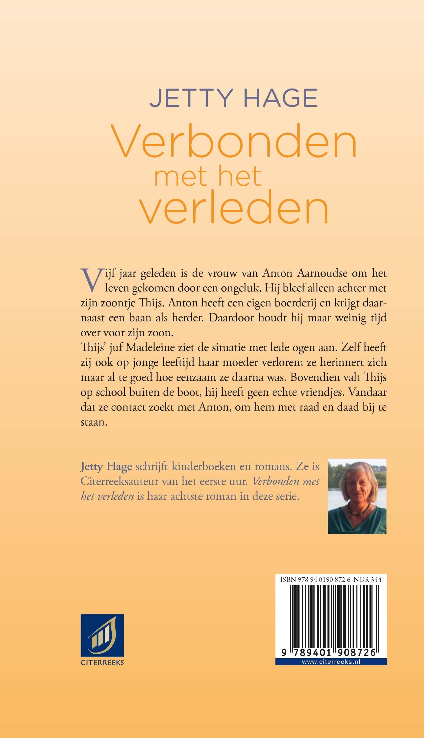 Achterkant van Verbonden met het verleden