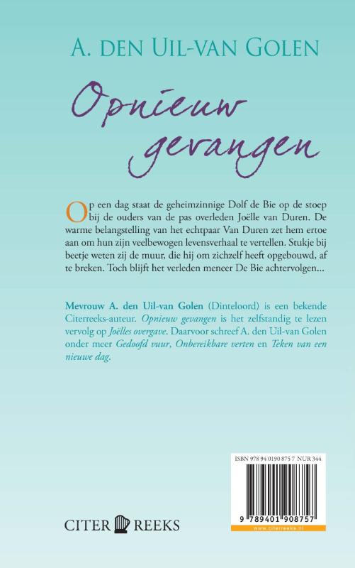 Achterkant van Opnieuw gevangen