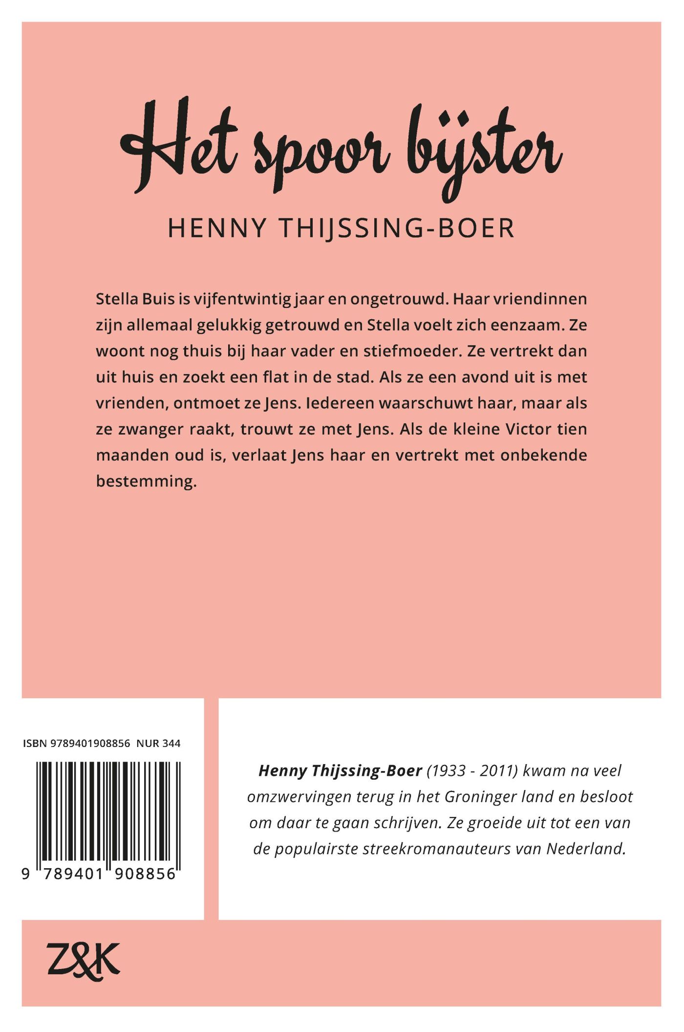 Achterkant van Het spoor bijster
