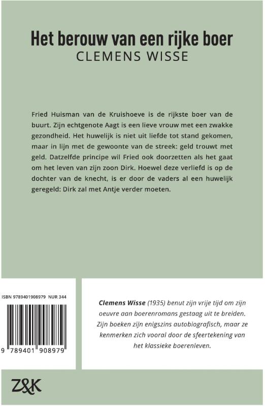 Achterkant van Het berouw van een rijke boer