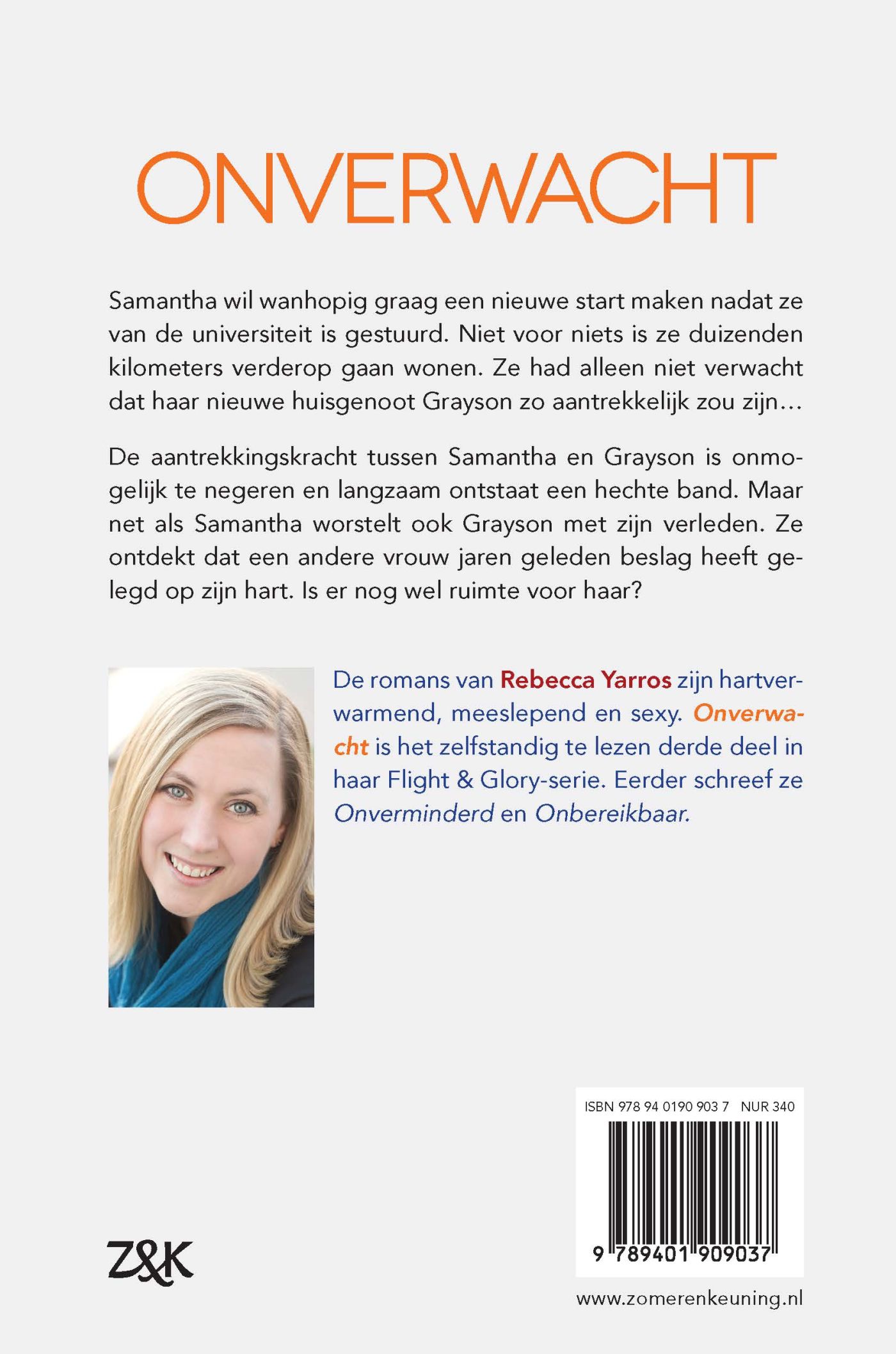 Achterkant van Onverwacht