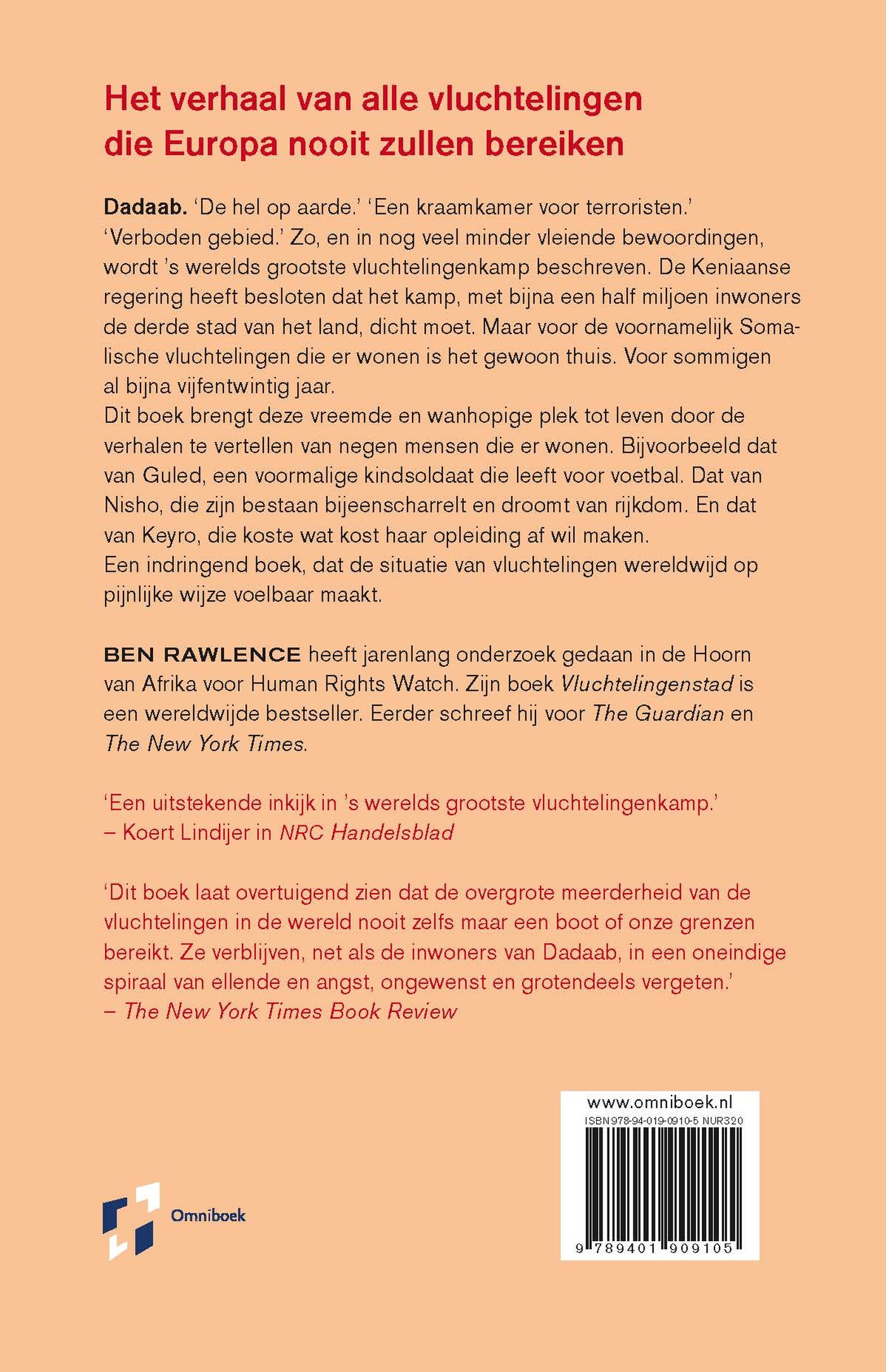 Achterkant van Vluchtelingenstad