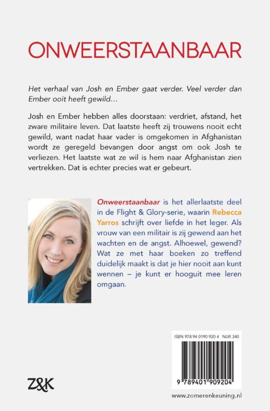 Achterkant van Onweerstaanbaar