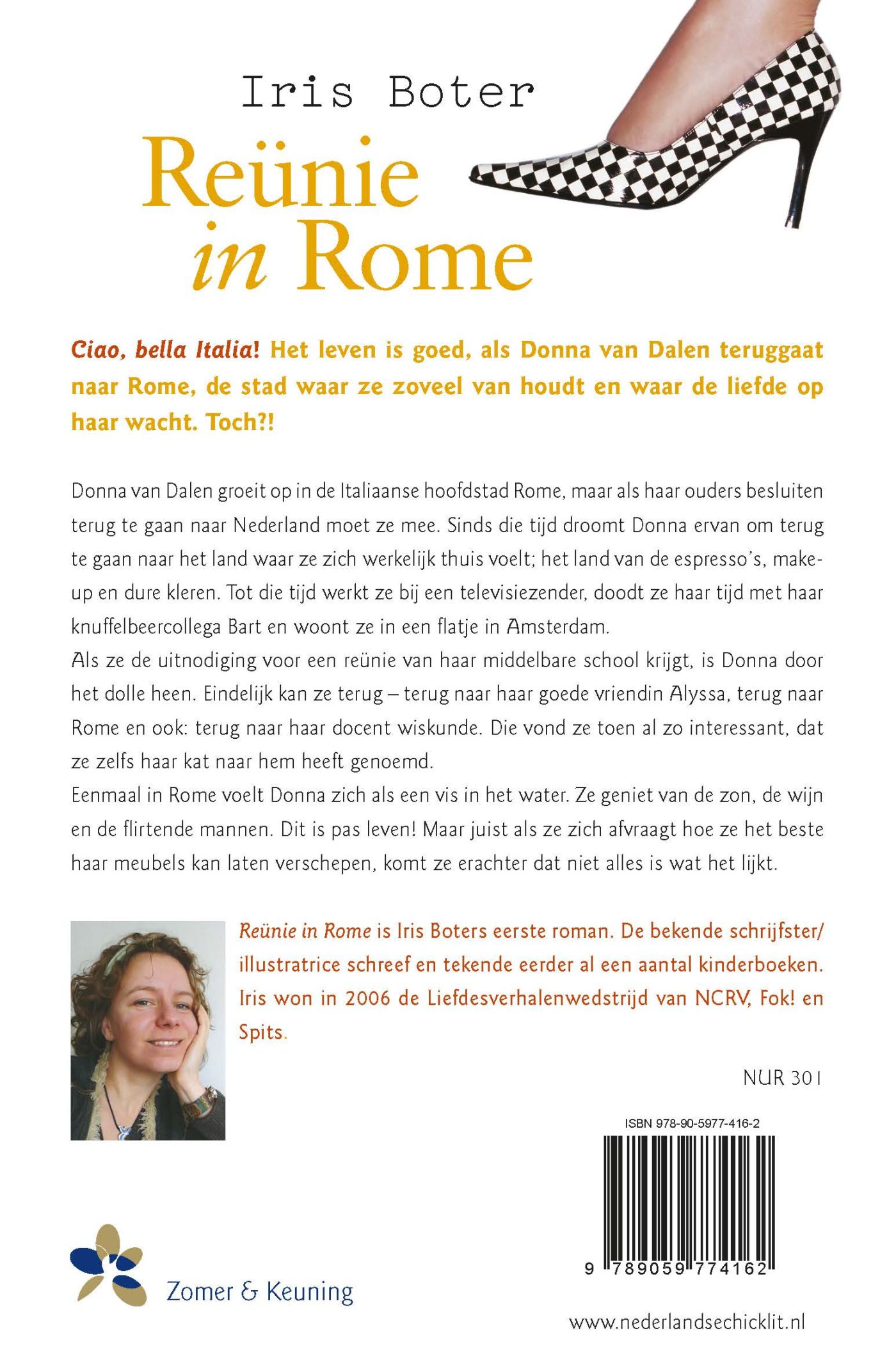 Achterkant van Reunie in Rome