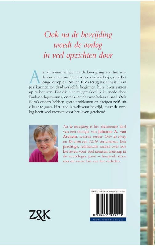 Achterkant van Na de bevrijding
