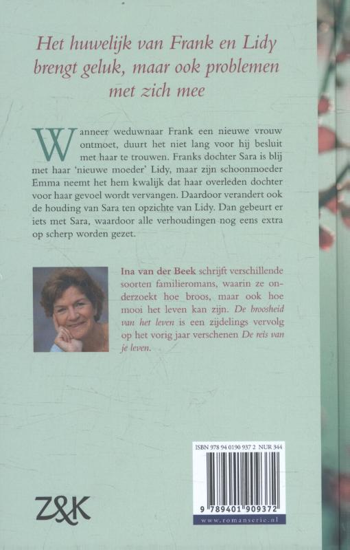 Achterkant van De broosheid van het leven