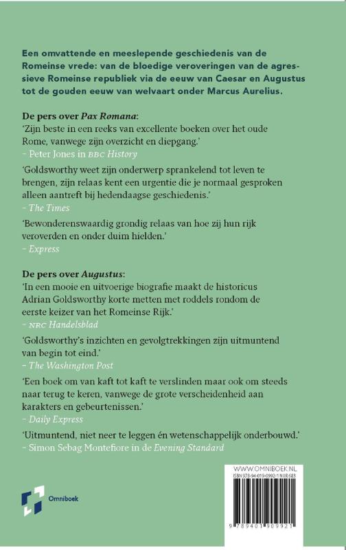 Achterkant van Pax Romana