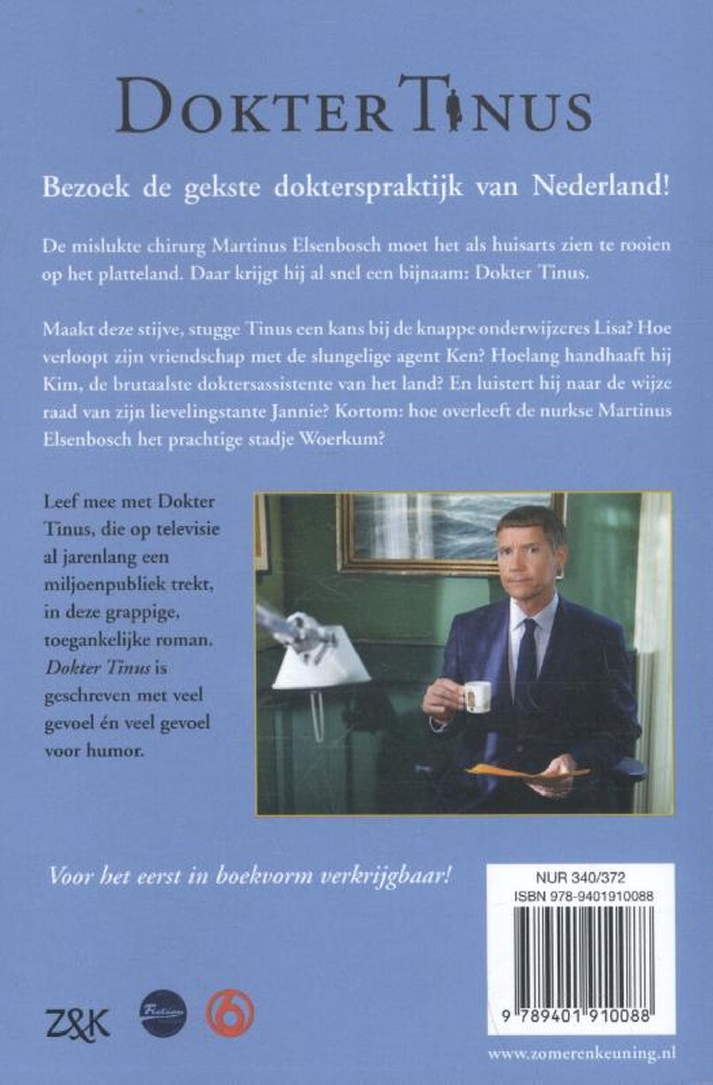 Achterkant van Dokter Tinus