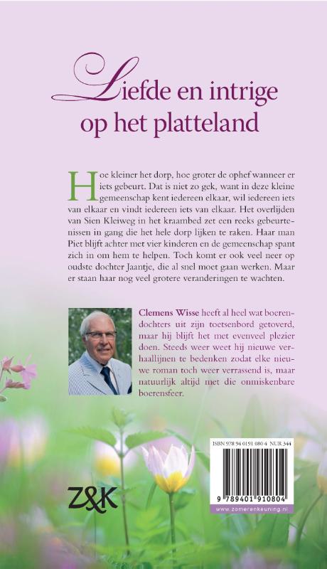 Achterkant van Bloemen voor een boerendochter