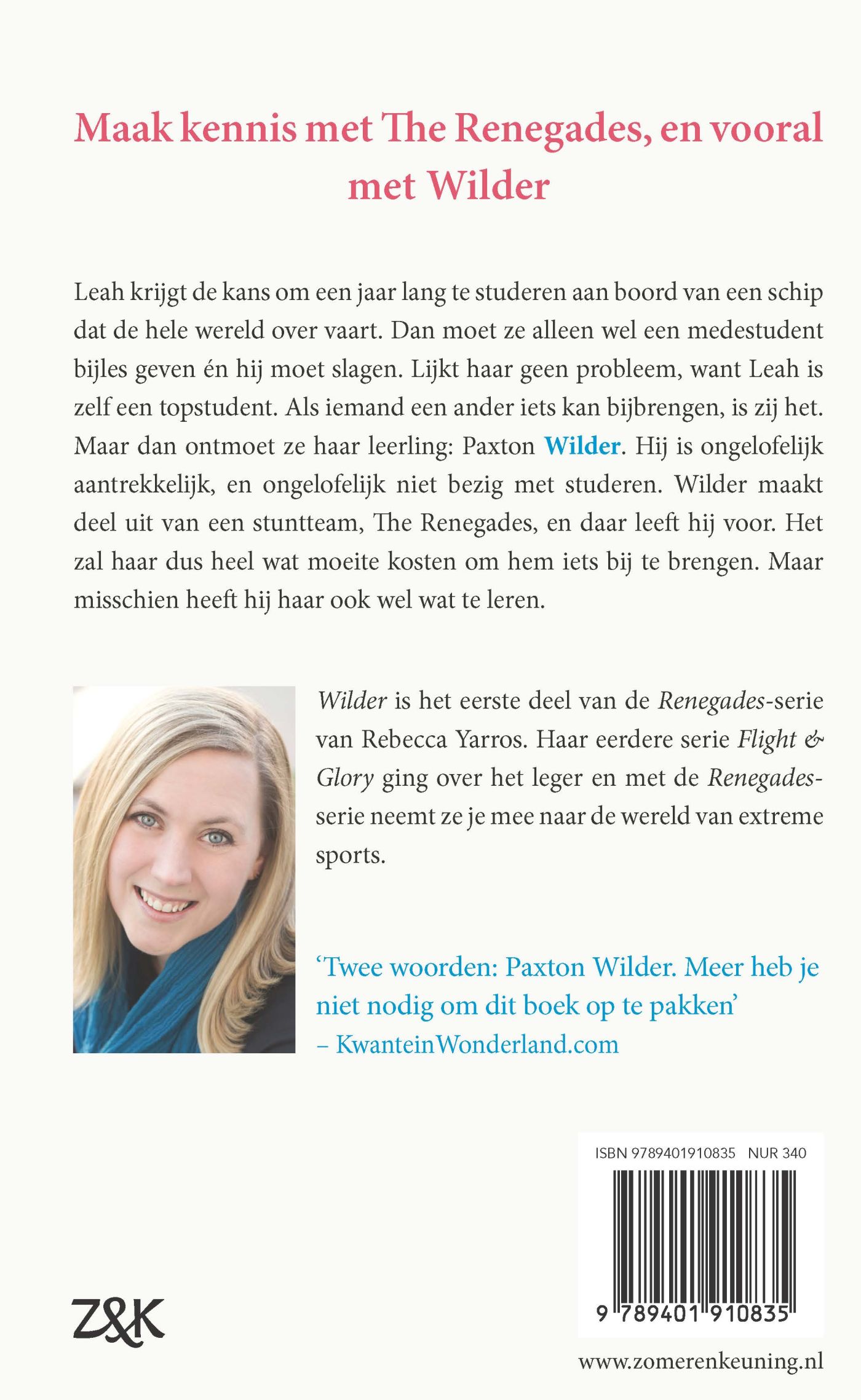 Achterkant van Wilder