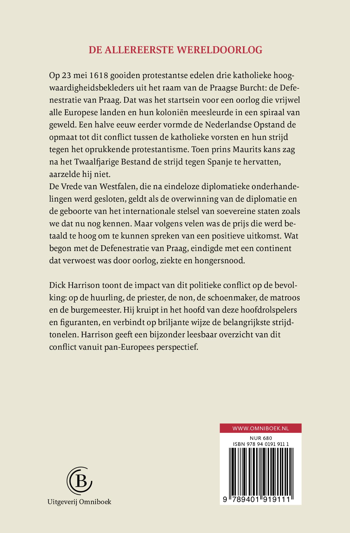 Achterkant van De Dertigjarige Oorlog