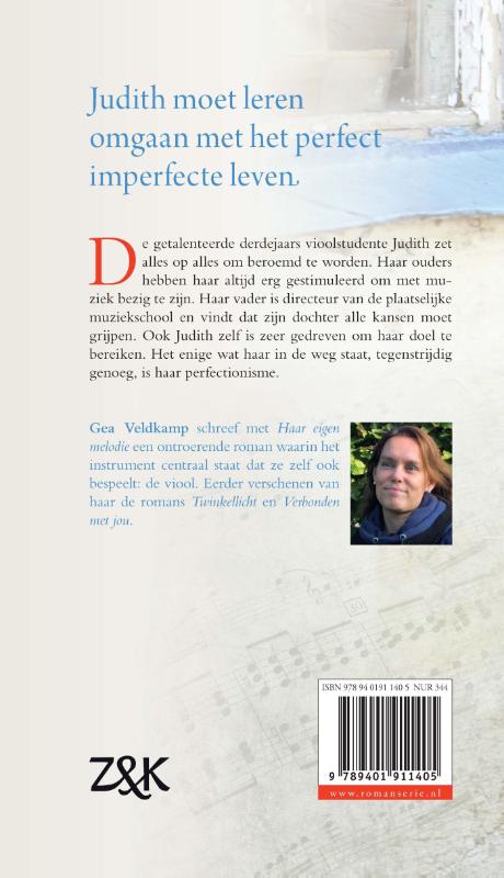 Achterkant van Haar eigen melodie