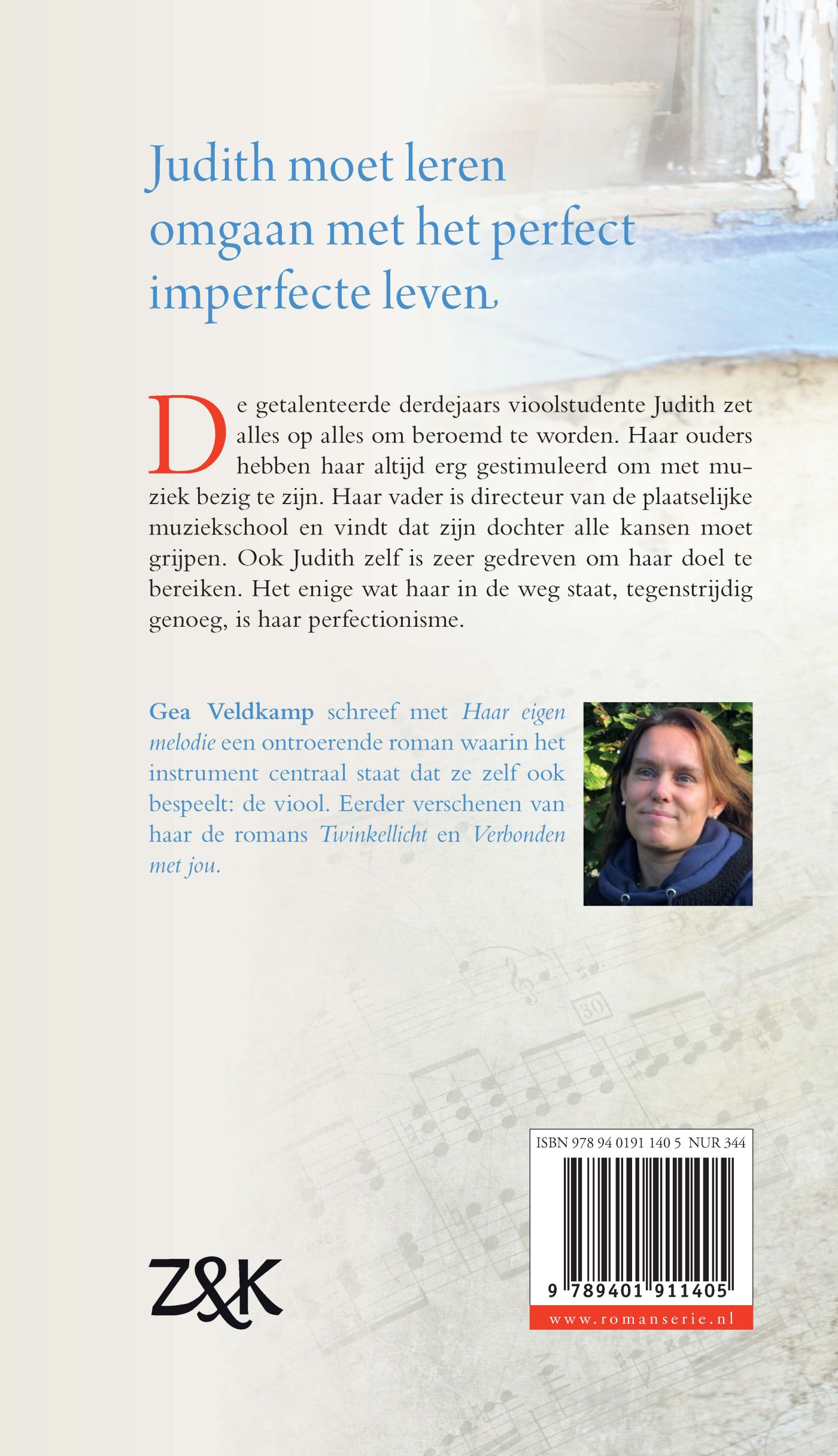 Achterkant van Haar eigen melodie