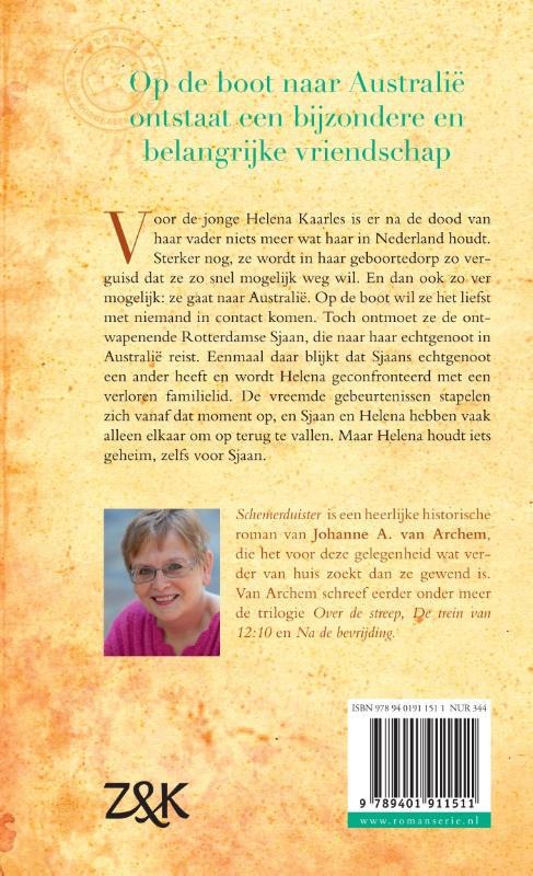 Achterkant van Schemerduister