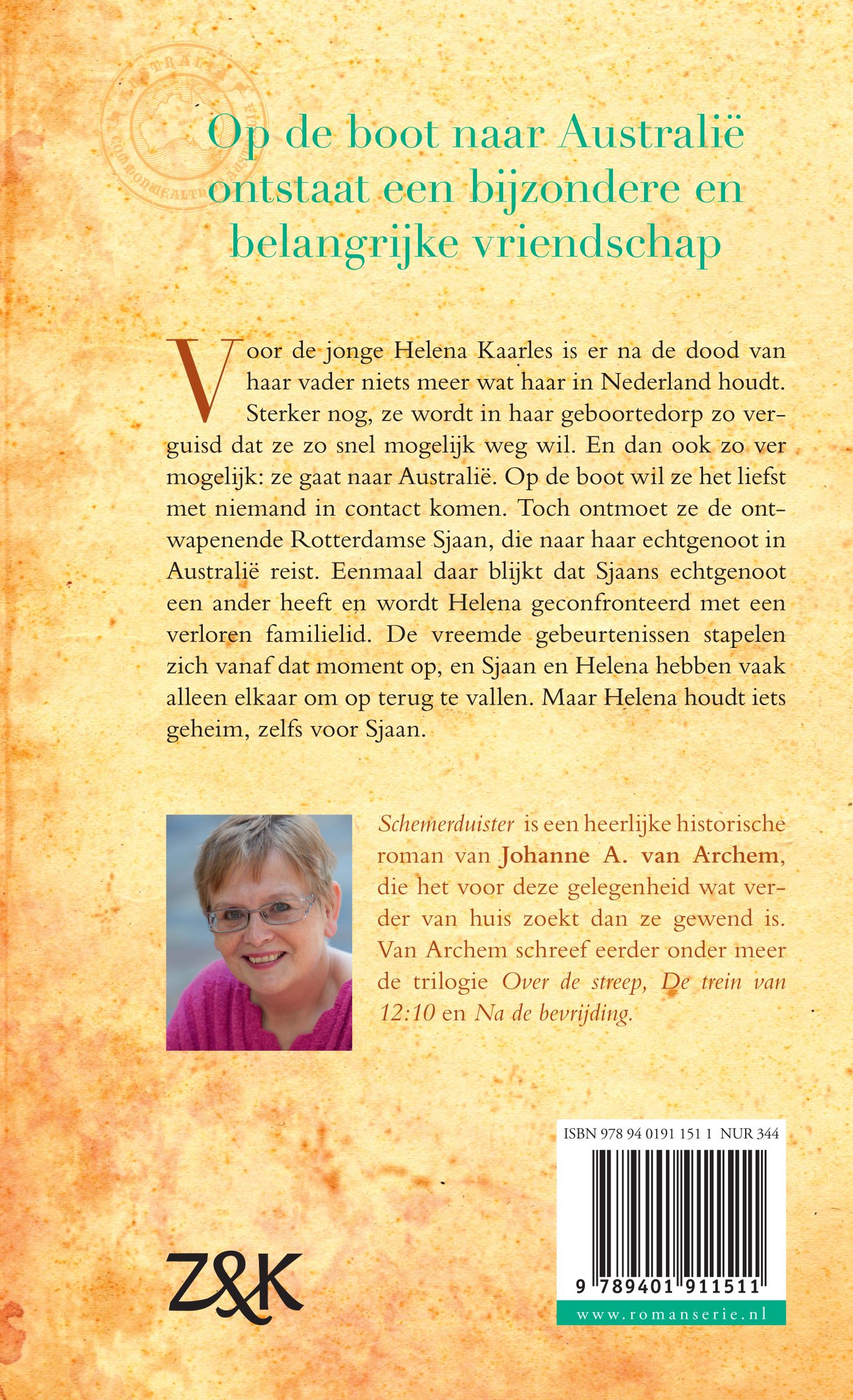 Achterkant van Schemerduister