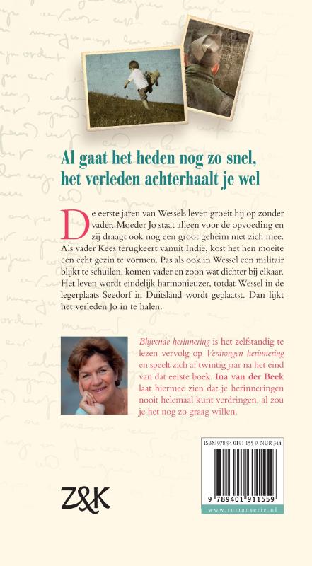 Achterkant van Blijvende herinnering