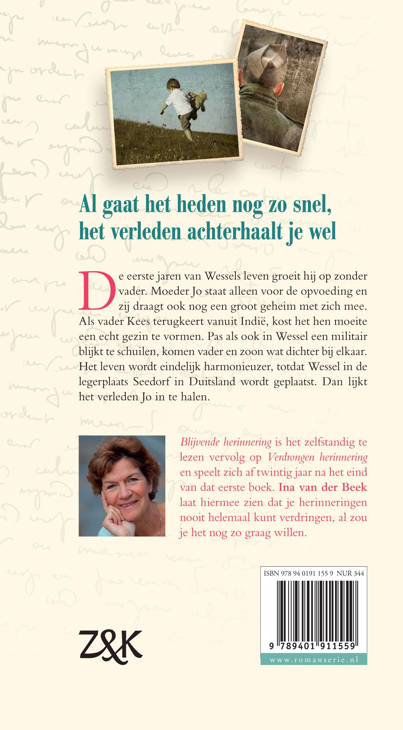 Achterkant van Blijvende herinnering