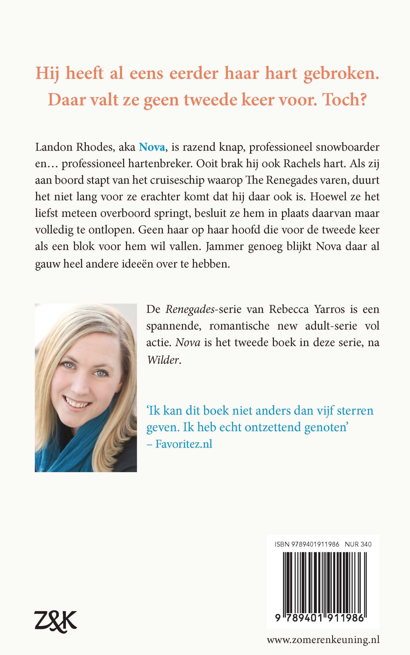 Achterkant van Nova
