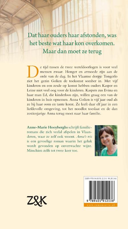 Achterkant van Anna's reis